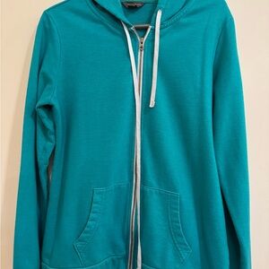 Eddie Bauer Zip up Hoodie Teal Women's Small